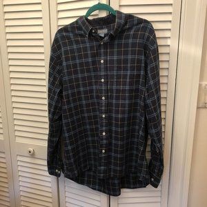 Duck Head men casual cotton button down shirt, XL